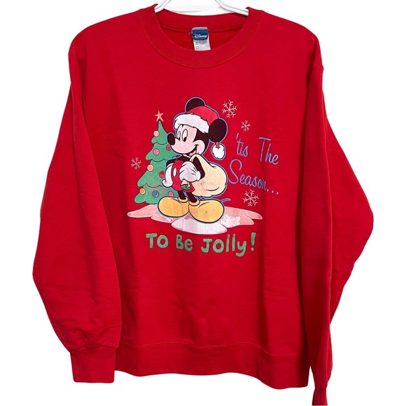 Disney Tops - VINTAGE DISNEY MICKY CHRISTMAS SWEATSHIRT